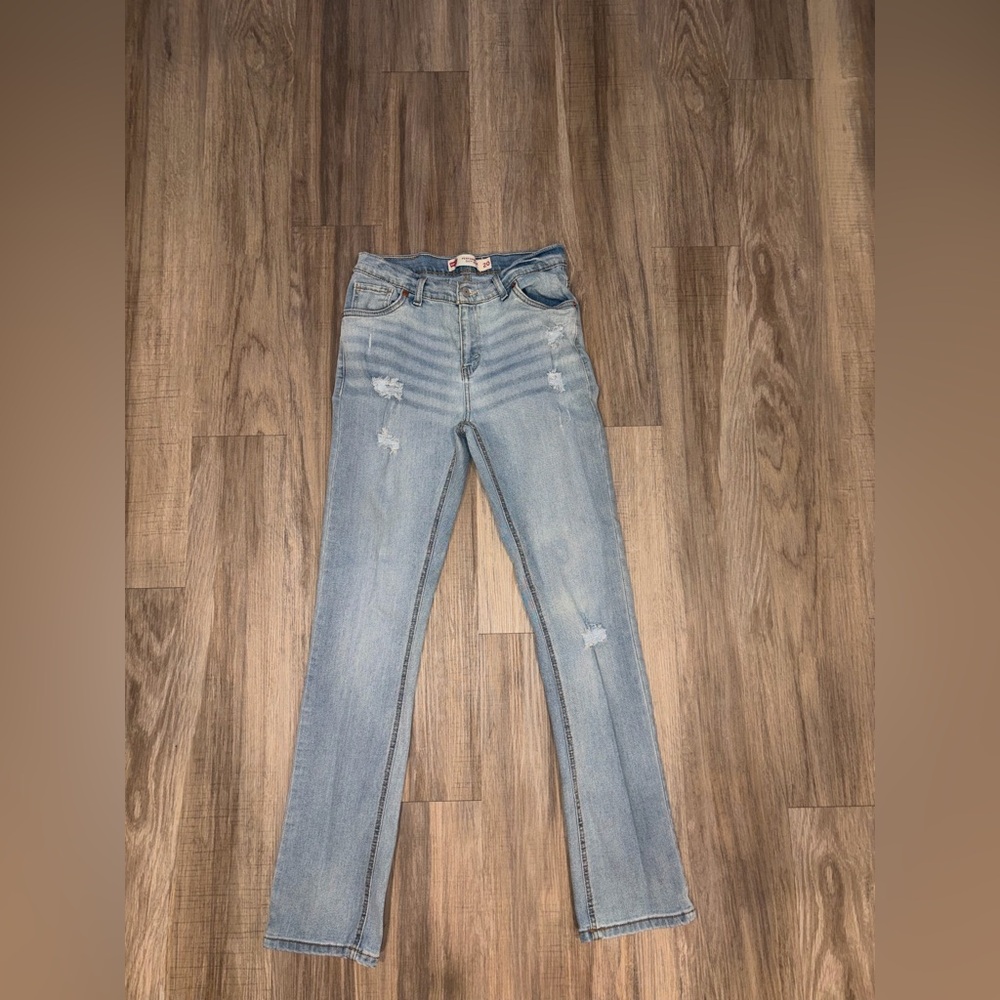 Levi's Light Blue Slim fit Straight Leg Jeans